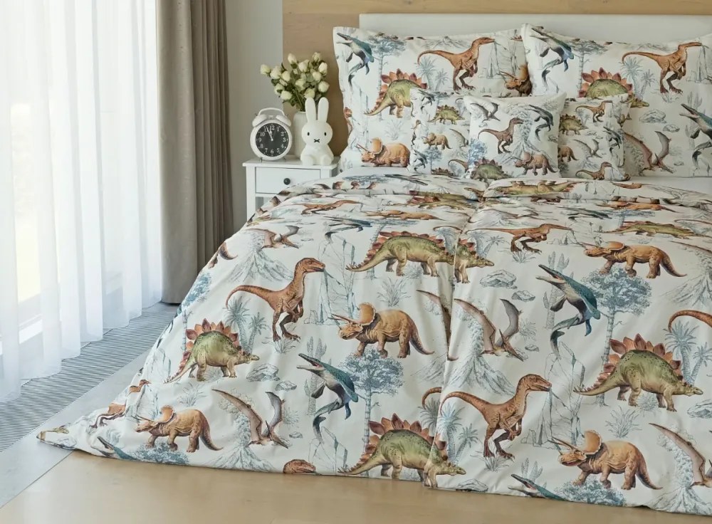 Matějovský Posteľné obliečky Dino Land 70x90 cm