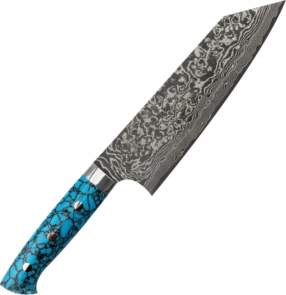 Takeshi Saji Btq R-2 Black Ručne kovaný japonský kuchynský nôž Bunka 17 cm