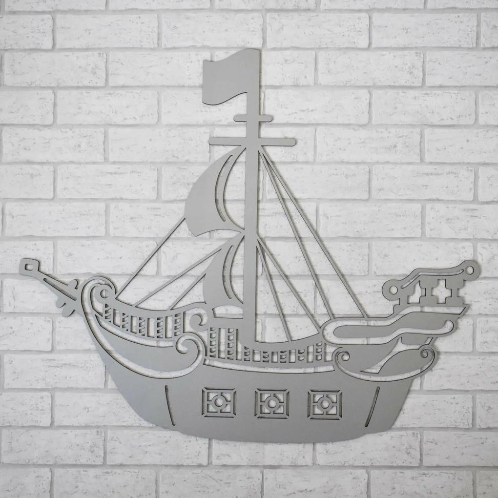 DUBLEZ | Nálepka na stenu pre chlapcov - Pirátska loď
