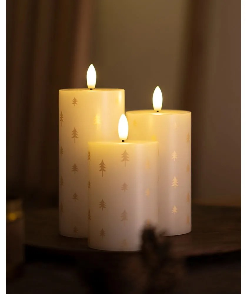 LED sviečky v súprave 3 ks (výška 15 cm) Sille – Sirius