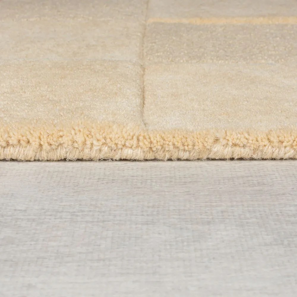 Flair Rugs, Kusový koberec Moderno Checkerboard Natural, 120x170, béžová, obývacia izba