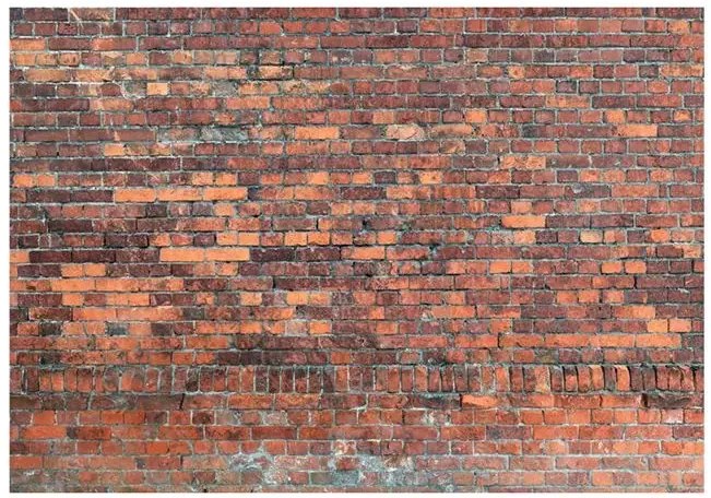 Fototapeta - Vintage Wall (Red Brick) Veľkosť: 250x175, Verzia: Standard