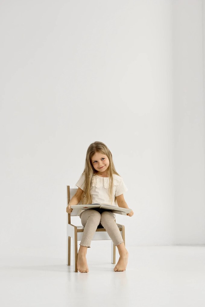 Detská stolička biela L