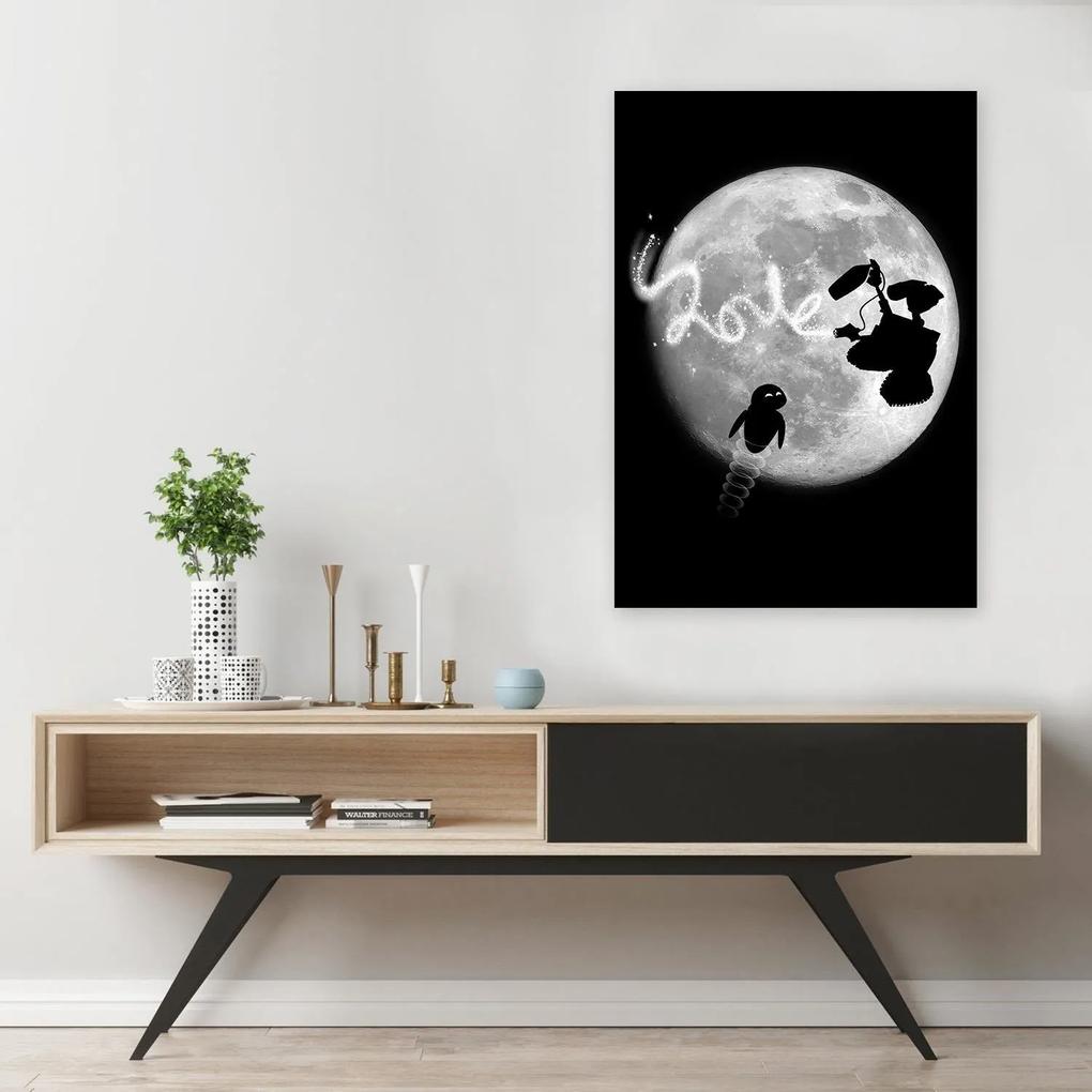 Gario Obraz na plátne Walli-e pracuje na filme o Mesiaci - Dr.Monekers Rozmery: 40 x 60 cm