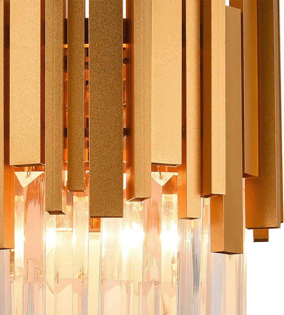 Toolight Toolight, nástenné svietidlo 2xE14, 312356, zlatá, OSW-04413