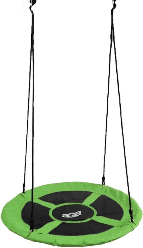 AGA Záhradný hojdací kruh MR1100G 100 cm zelený
