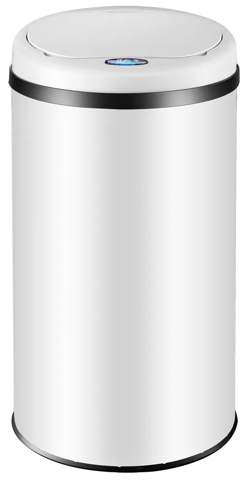 InternetovaZahrada Bezdotykový odpadkový kôš s USB 30 L - biely