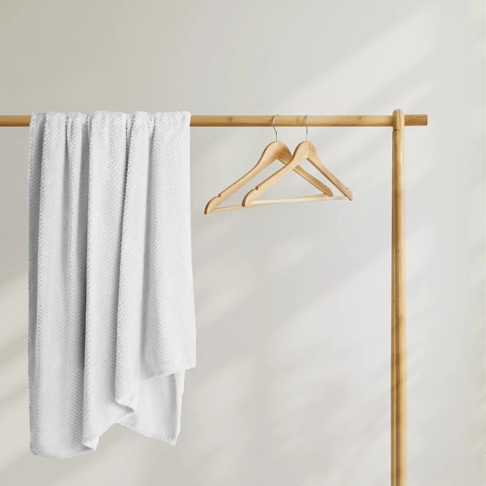 Biela deka z mikrovlákna DecoKing Henry, 170 x 210 cm