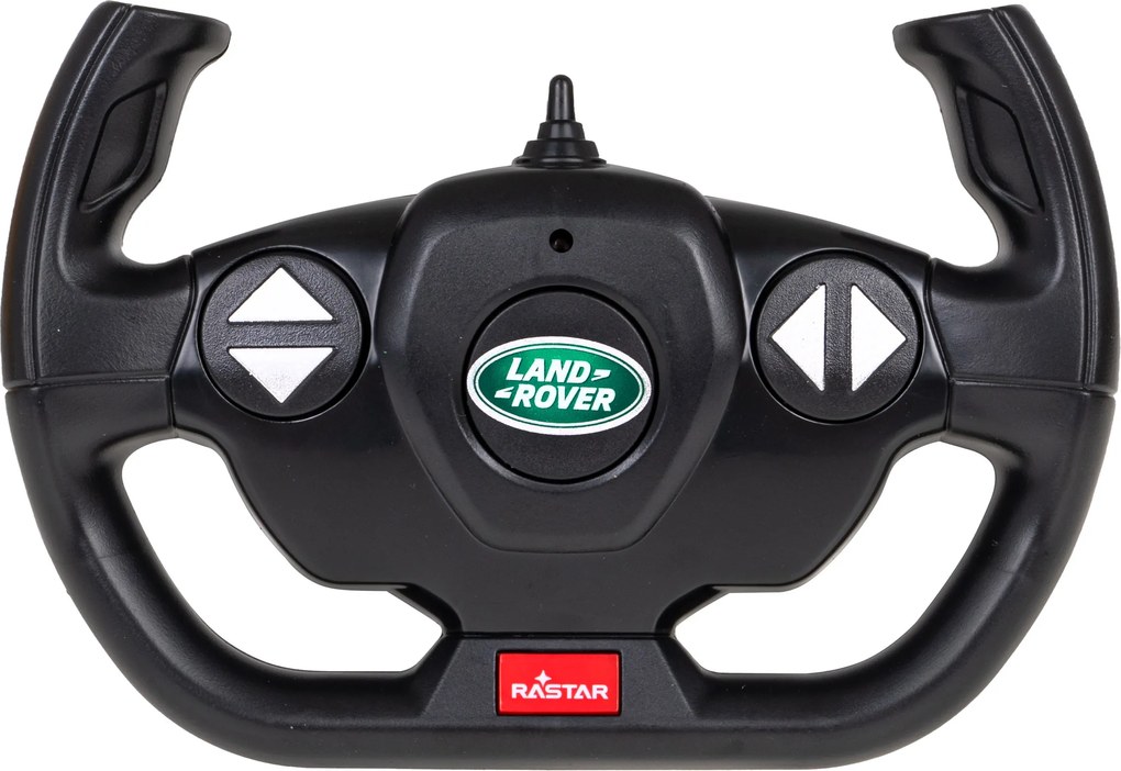 Land Rover Defender žltý RASTAR 1:14 model Auto na diaľkové ovládanie + 2,4 GHz diaľkové ovládanie + Manuálne otváranie dverí