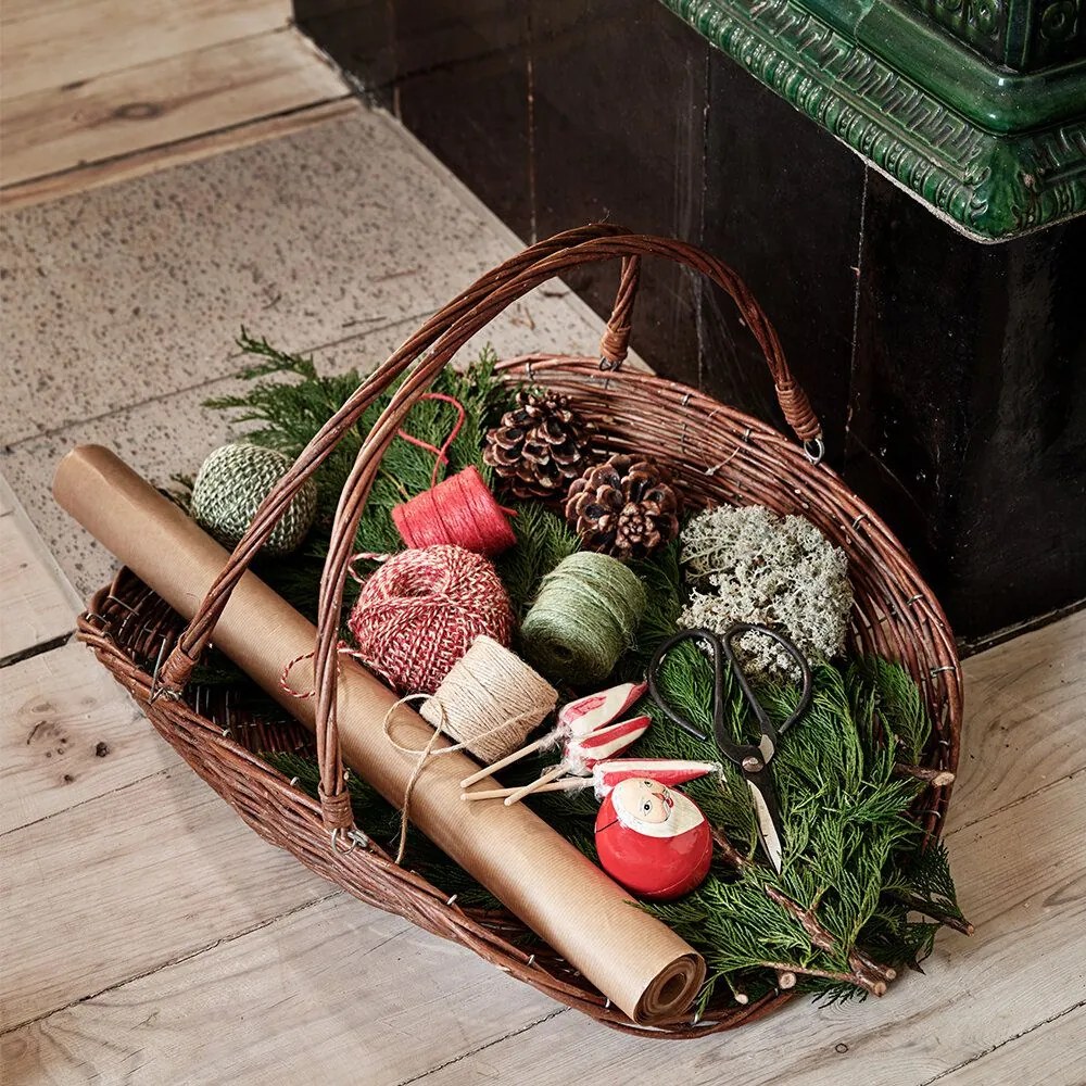 Strömshaga Prútený kôš Harvest Basket Iris