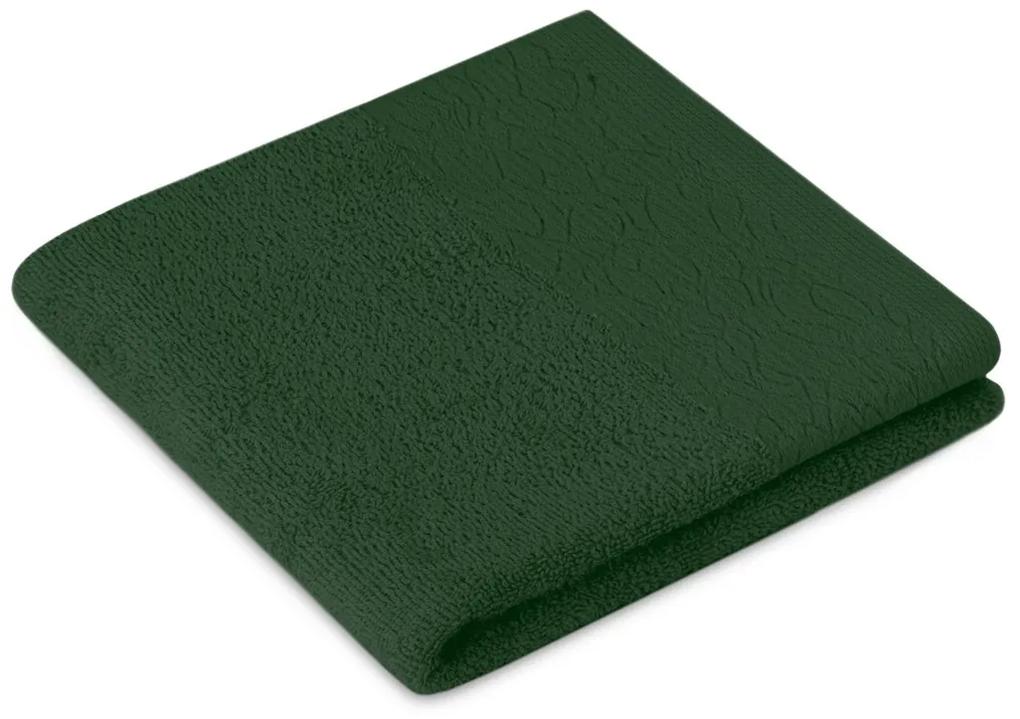 Sada 3 ks uterákov FLOSS klasický štýl tmavo zelená