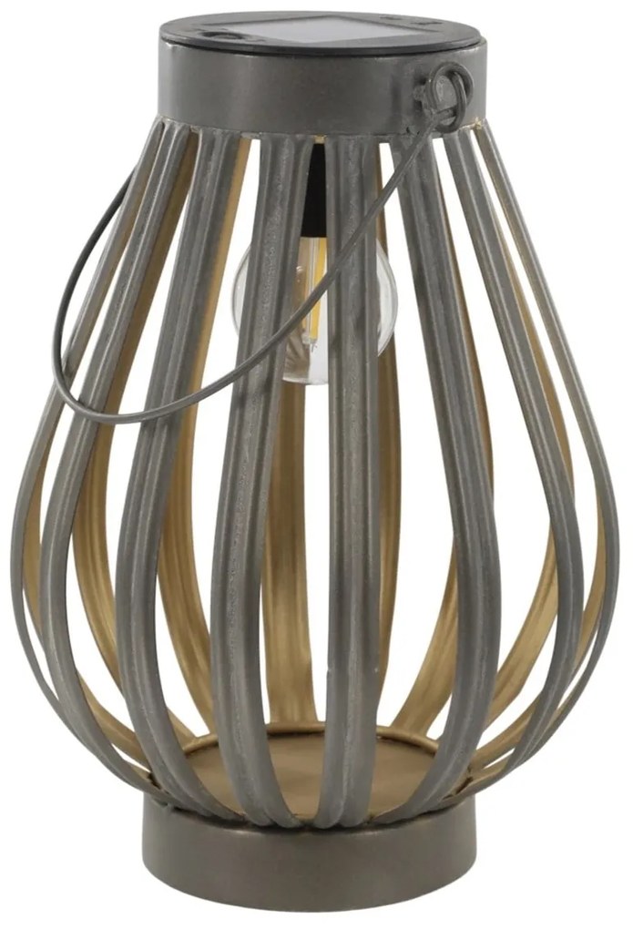 Chic Antique LED lampáš na solárne napájanie 23 cm