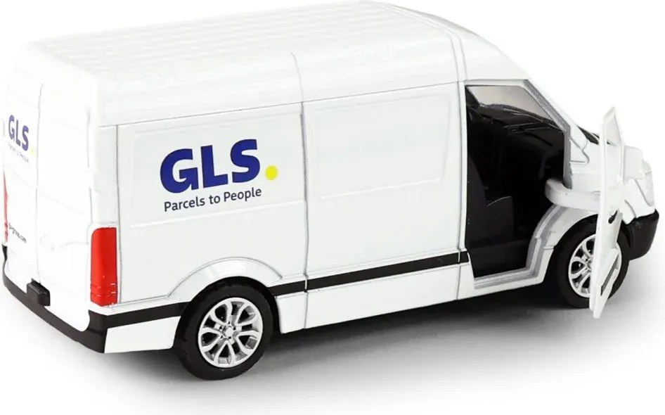 RAPPA Kovové autíčko GLS s otváracími dverami - 14 cm