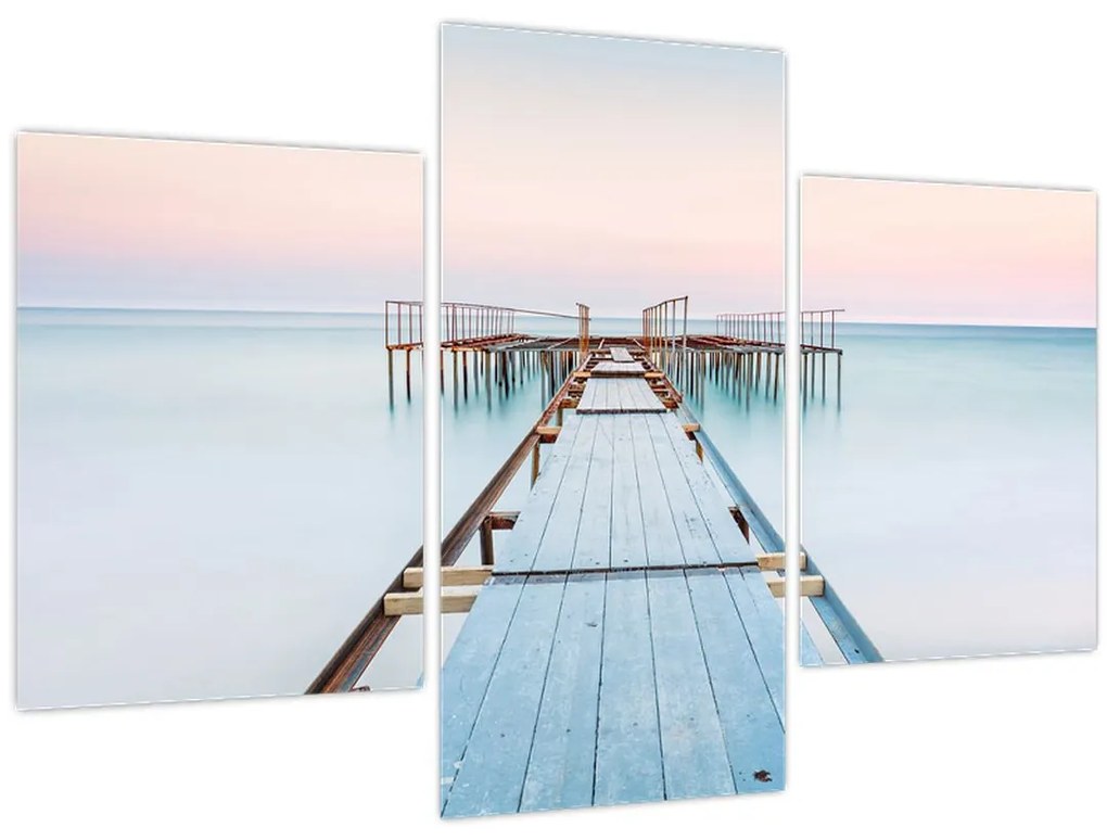 Obraz - Dlhé mólo (90x60 cm)