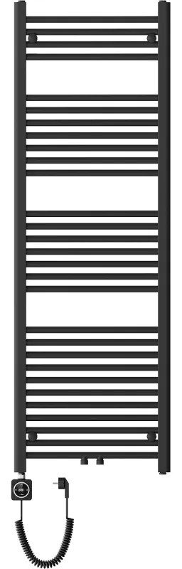 Mexen Mars, elektrické vykurovacie teleso 1500 x 500 mm, 600 W, čierna, W110-1500-500-6600-70