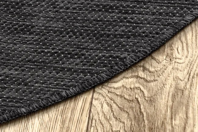 Koberec SIZAL SION A5165A čierny kruh