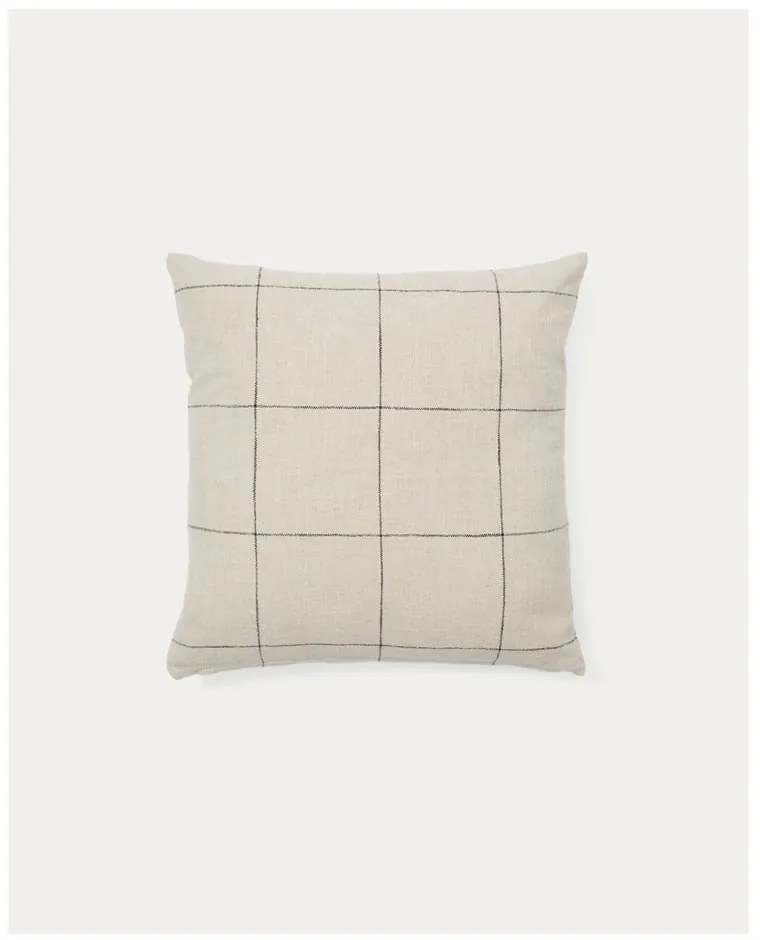 Obliečka na vankúš s prímesou ľanu 45x45 cm Ayame – Kave Home