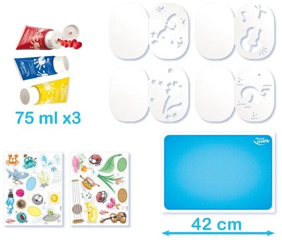 Súprava MAPED Creativ Early Age Prstové farby