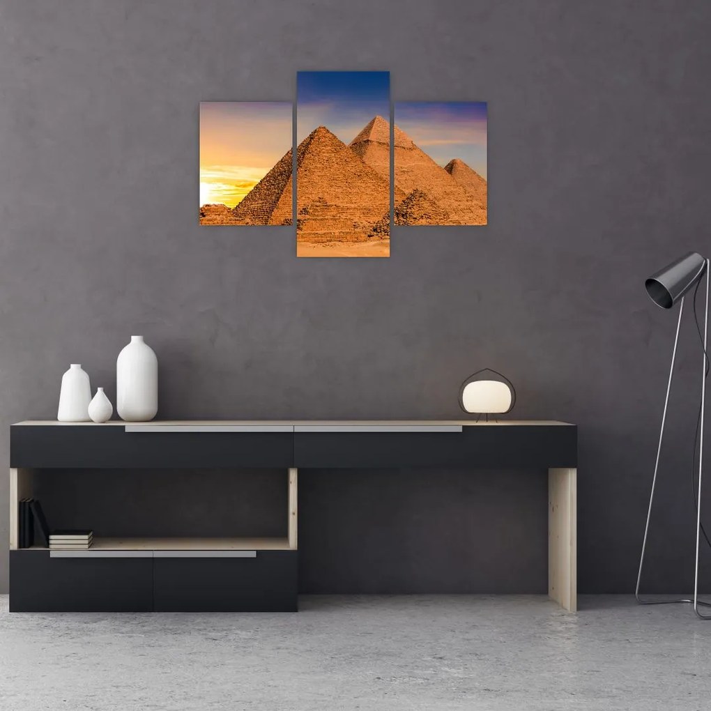 Obraz - Egyptské pyramídy (90x60 cm)