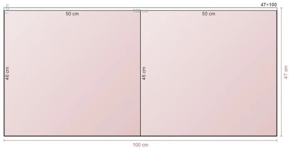 2. akosť - Organizér do zásuvky, do kuchyne, príborník bambusový DELINIA 70 x 45 cm (prasklina)