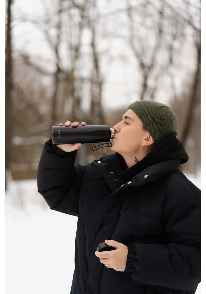Čierna termoska 500 ml Fuori – Vialli Design