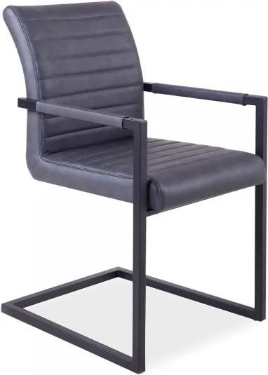 Jedálenská stolička Solid sivá