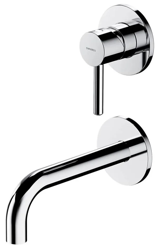 OMNIRES Y1215NCR - Umývadlová batéria na podomietkovú inštaláciu Y lesklý chróm
