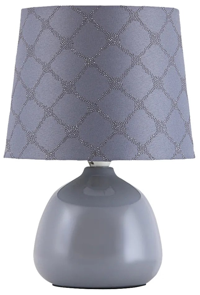 Rabalux 4381 - Stolná lampa ELLIE E14/40W šedá