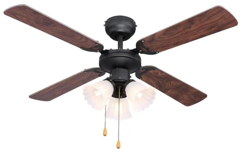 Globo 03816 - Stropný ventilátor HARVEY 3xE27/60W/230V