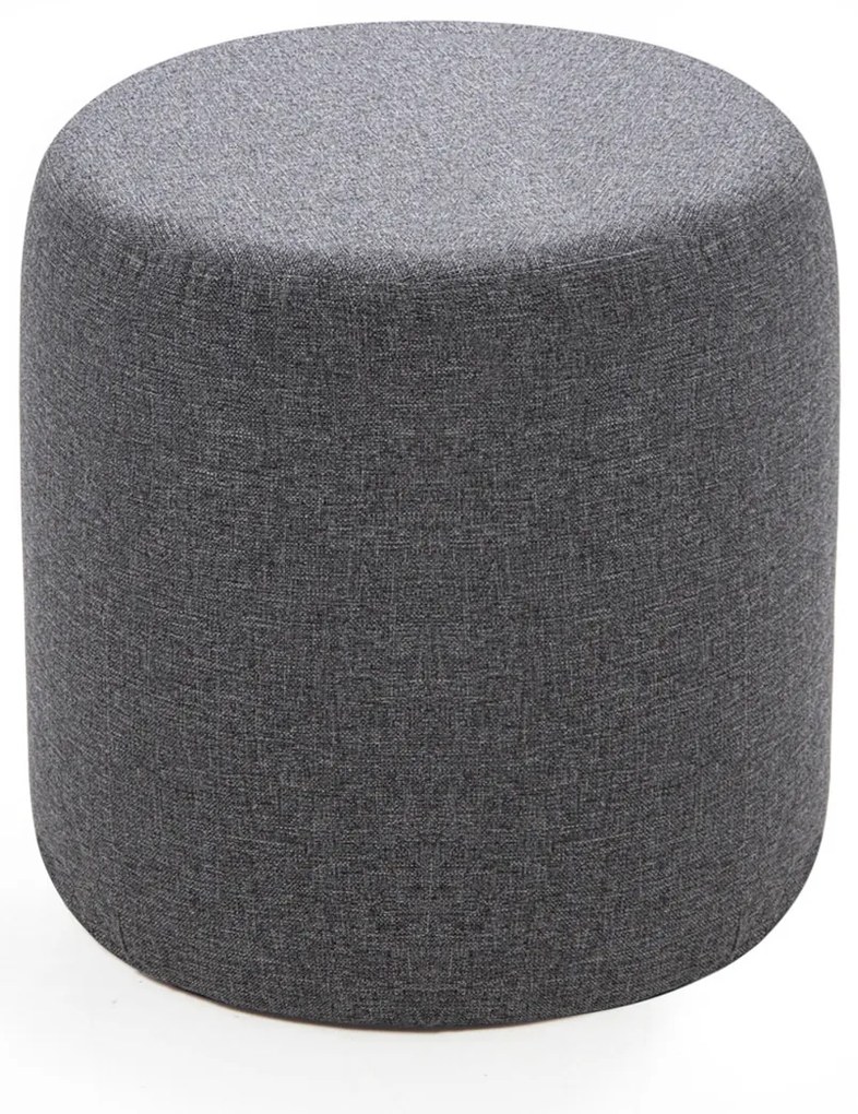 Taburetka Silindir Puf Anthracite