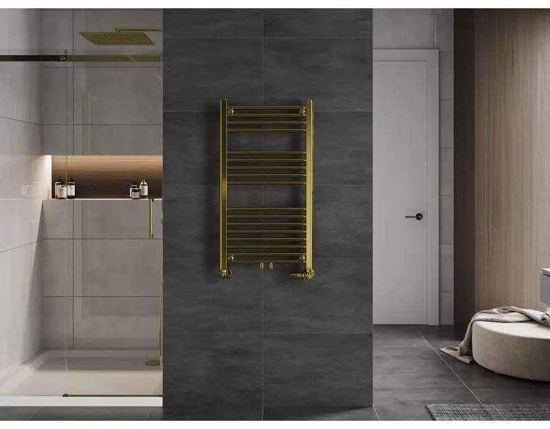 Mexen Mars, vykurovacie teleso 900x500 mm, 292 W, zlatá lesklá, W110-0900-500-00-50