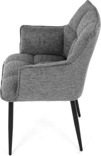 Jedálenská stolička sivá DCH-J2139 GREY2