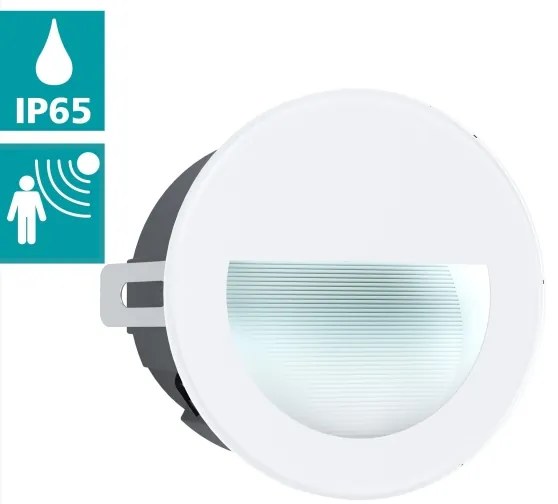 Eglo 99577 - LED Vonkajšie zápustné svietidlo ARACENA LED/2,5W/230V IP65 biela
