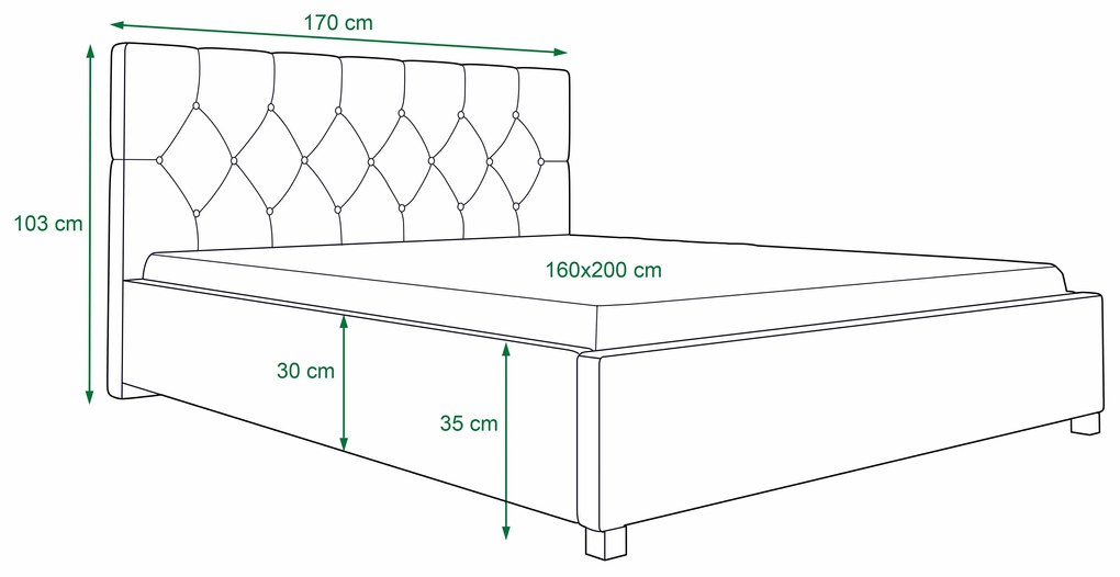 Manželská posteľ 160 cm Sylvie (hnedá) (s roštom a úložným priestorom). Vlastná spoľahlivá doprava až k Vám domov. 1047156