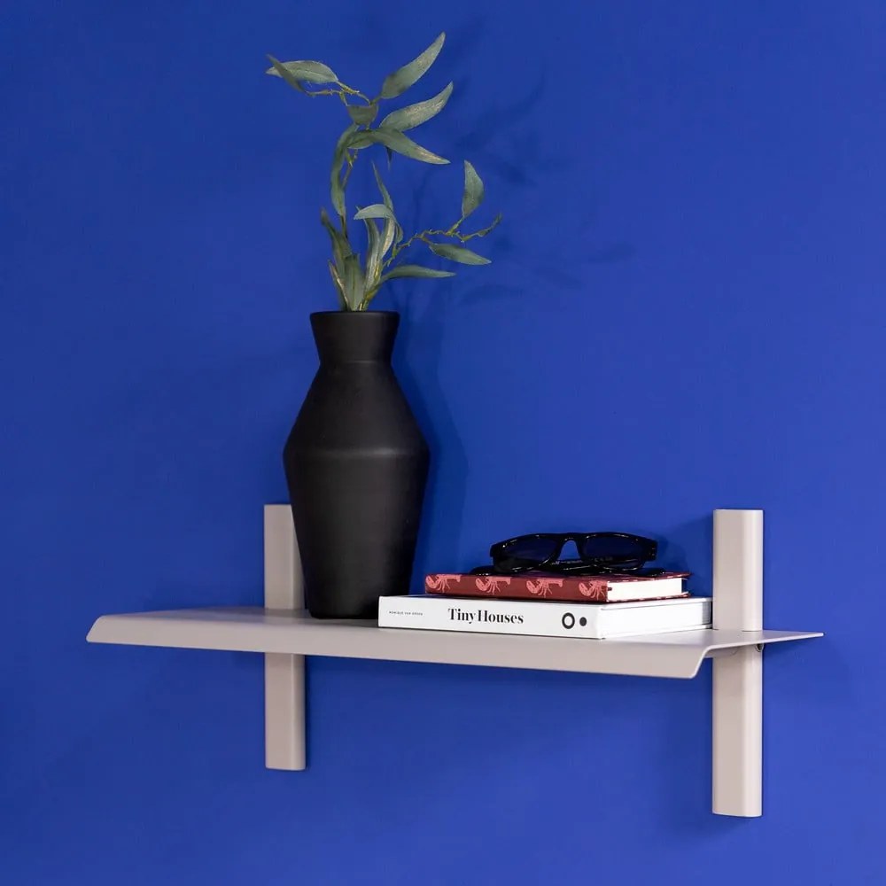 Taupe kovová polica 60 cm Hola – Spinder Design