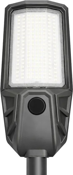 LED stmievateľná pouličná lampa so senzorom a solárnym panelom KOBRA 400 W / 24 000 mAh IP65 antracit + diaľkové ovládanie