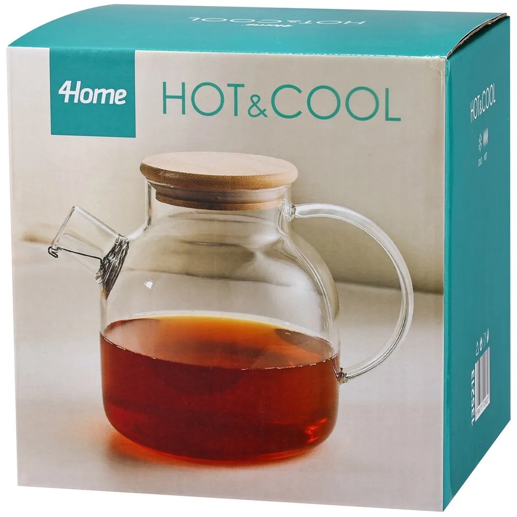 4Home Kanvica na čaj Bamboo Hot&Cool, 1,2 l