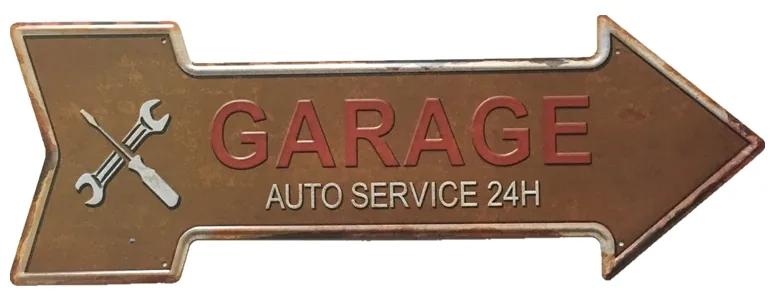 Ceduľa Garage Auto Service 24H