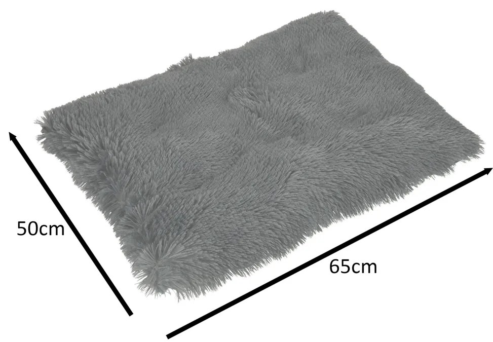 Podložka do pelechu pre psa 65x50cm čierna