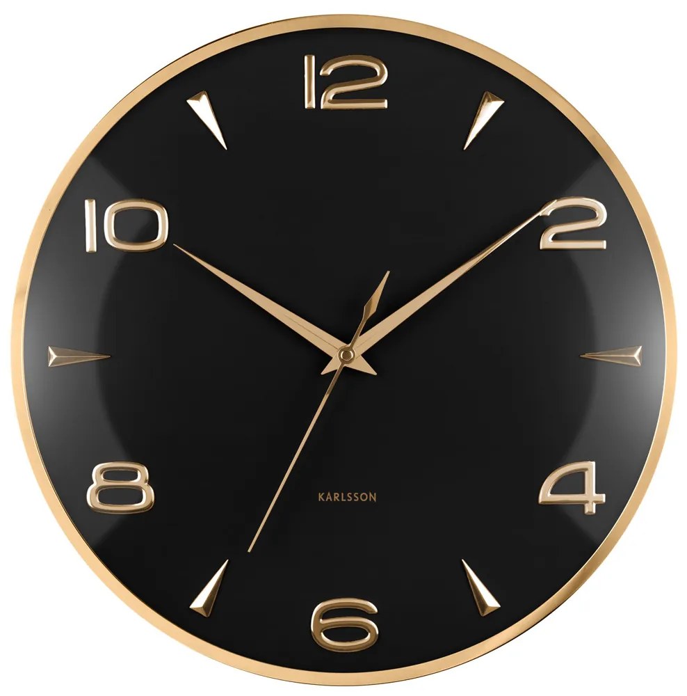 Nástenné hodiny Karlsson KA6017BK, 41cm