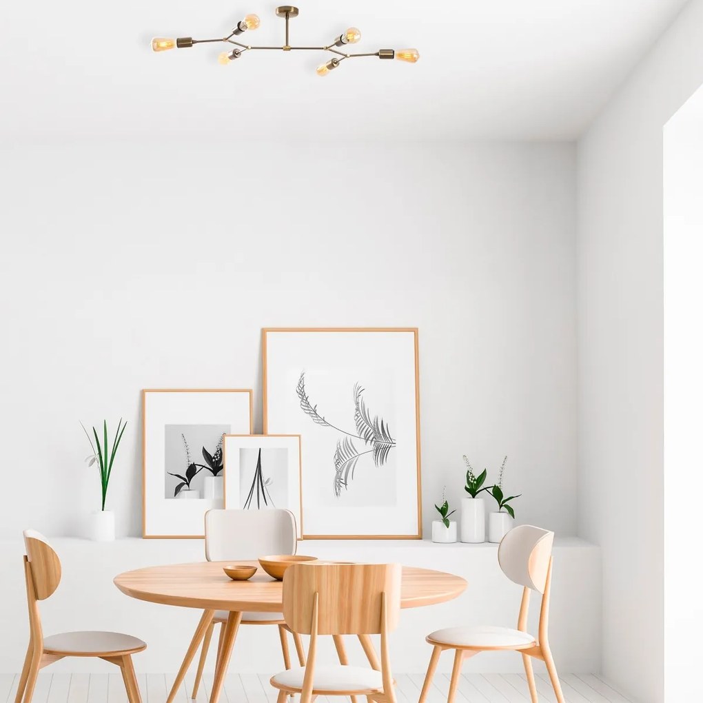 Stropné svietidlo SPARROW III medené