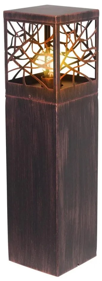 Brilliant - Vonkajšie svietidlo WHITNEY 1xE27/52W/230V IP44 patina/medené