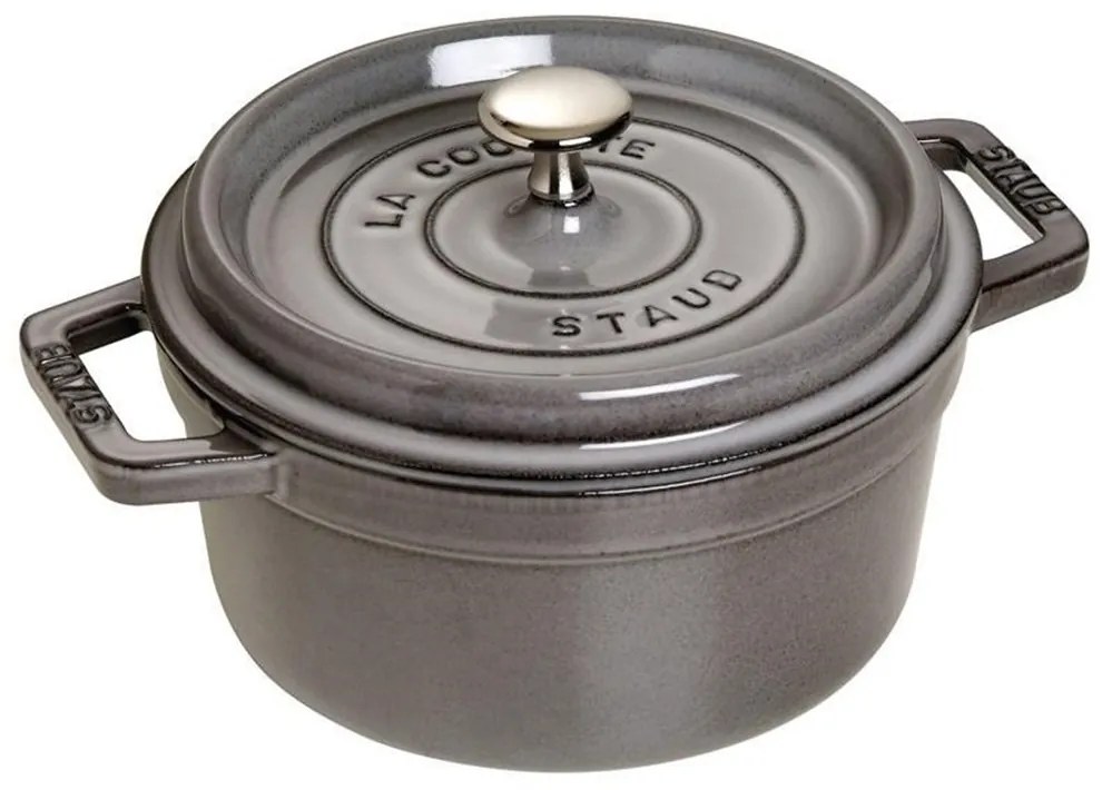 Staub Hrniec STAUB okrúhly 22 cm sivý 2,6l