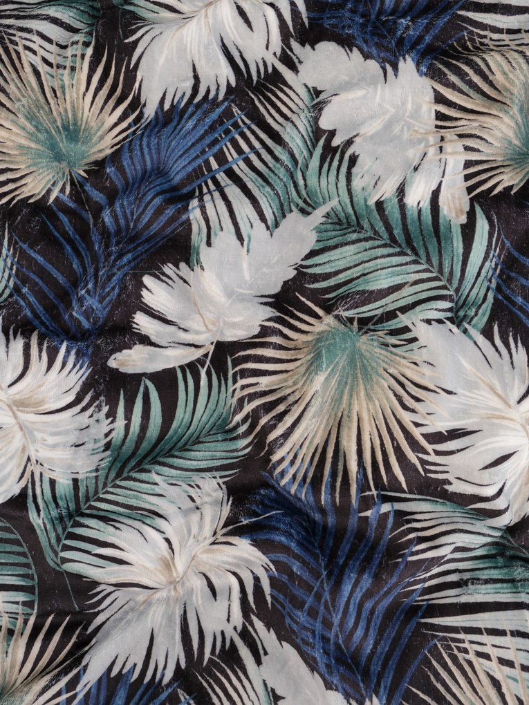 Predĺžené obliečky mikroplyš Digital – Taisa zeleno/modrá