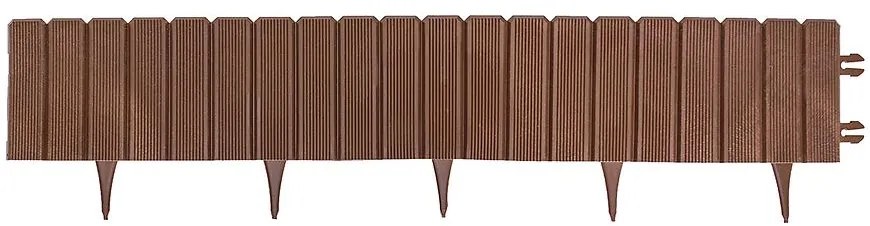 Eko-palisáda 17x100 cm hnedá