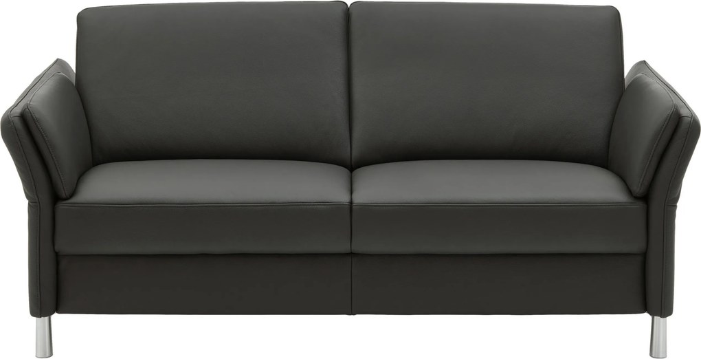 XXXLutz TROJMIESTNA POHOVKA, antracitová, pravá koža Dieter Knoll - Sedačky - 002507018602