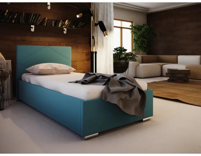 Jednolôžková posteľ 80x200 FLEK 5 - modrá