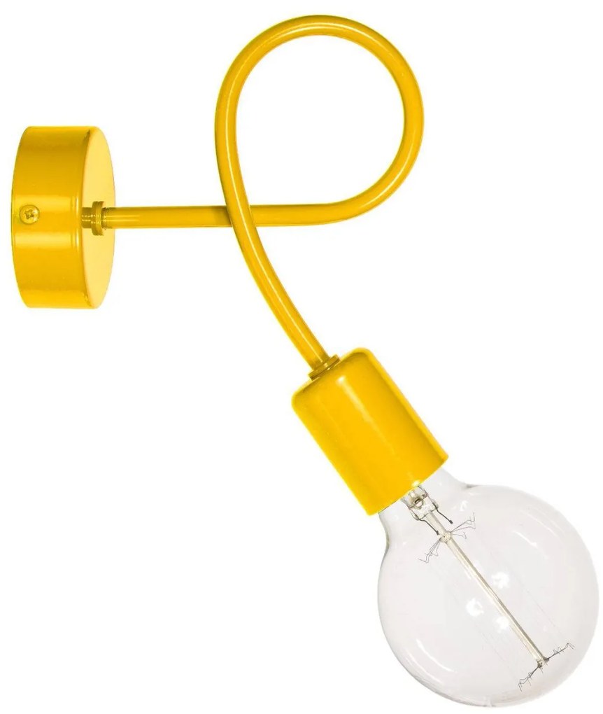 Nástenné svietidlo Edison, výber z 10 farieb