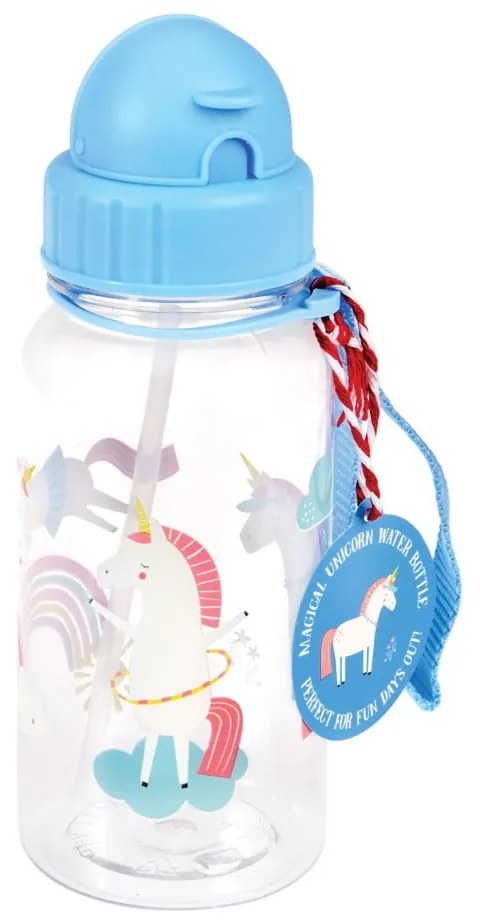 Modrá fľaša na vodu Rex London Magical Unicorn
