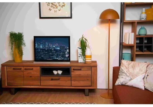 Lucide 45796/01/44 - Stojacia lampa SIEMON 1xE27/40W/230V oranžová